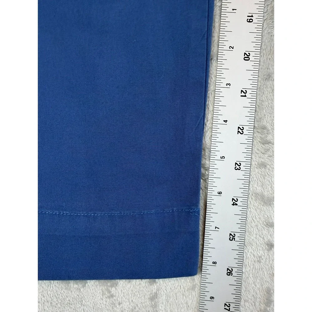 Patagonia Womens Cropped Pants Chino Organic Cotton Spandex Blue 8 - Picture 5 of 10